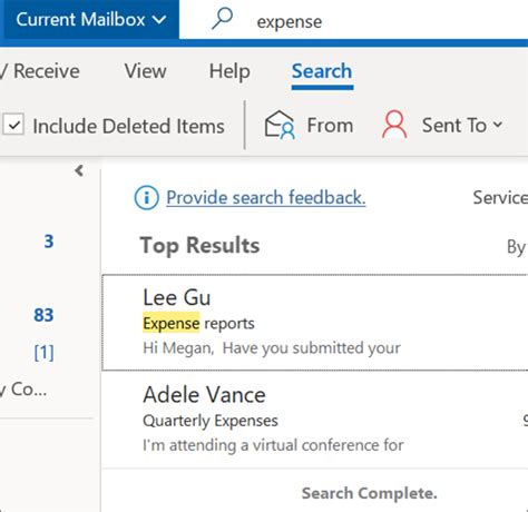 Search For Email In Outlook For Windows Microsoft Support
