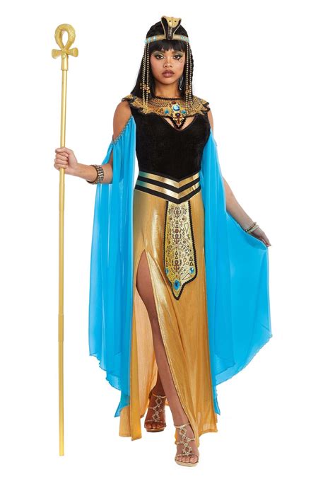 Kleidung And Accessoires Mode Adults Egyptian Queen Goddess Cleopatra Women Fancy Dress Costume €67 02