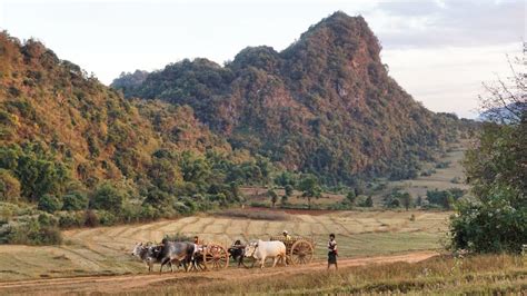 Myanmar Rural Life Between Kalaw And Inle Lake Youtube