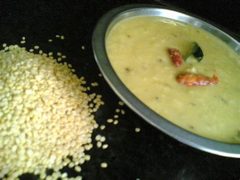 Pesara Pappu Kattu Split Lentil Seasoned With Spices Indian Food