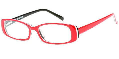 Lto 6309 Rectangle Red Eyeglasses Frames Leoptique