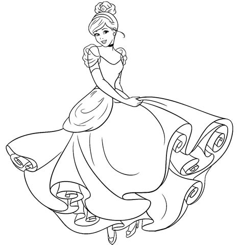 Desenhos Da Disney Para Colorir Princess Coloring Pages Cinderella