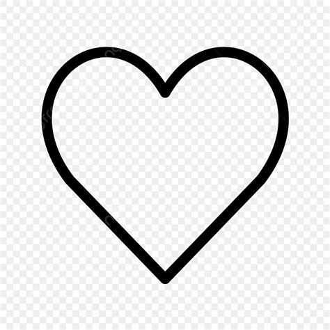 Corazón Vector Icono Png Dibujos Iconos Del Corazón Corazón Negro