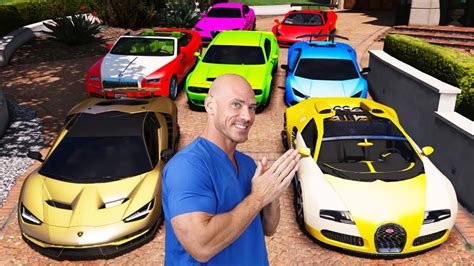 Gta 5 Stealing Johnny Sins Luxury Cars With Michael Real Life Cars 08