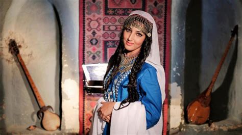 Seeta Qasemi In Traditional Afghan Clothes Shared Via Silk Road