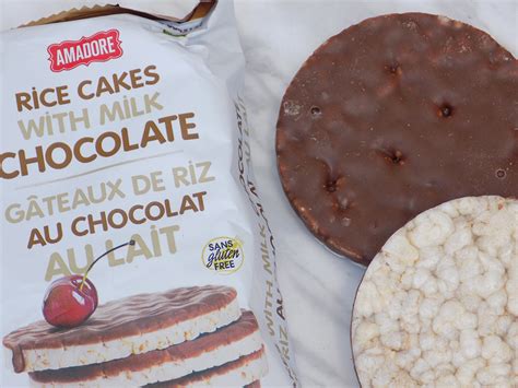 Your daily values may be higher or lower depending on your calorie needs. Amadore Chocolate Covered Rice Cakes Review (Low Calorie ...