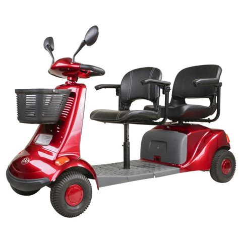 Sweetrich 4 Wheel Electric Scooter Mobility Scooter2 Seat Mobility