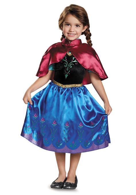Frozen Traveling Anna Classic Costume For Toddlers