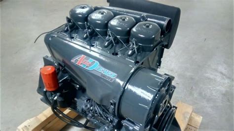 Deutz F4l912 Air Cooled 4 Cylinder Diesel Engine Youtube