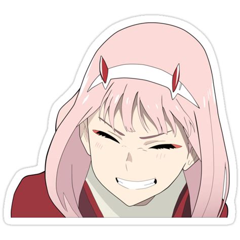 Darling In The Franxx Zero Two Stickers By All Nighter