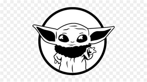 Free 160 Stencil Baby Yoda Outline Svg Svg Png Eps Dxf File