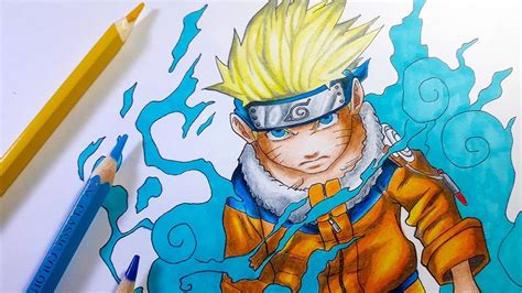 🍥tutorial Fácil Como Dibujar A Naruto Con Lapices EconÓmicoshow To