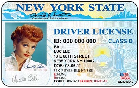 New York Drivers License To Get By April Drivers License Templates