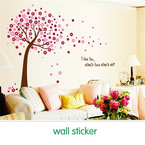 Home Decor Decals Large Birds Birch Tree Buck Wall Stickers Forest