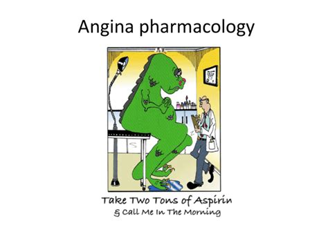 Angina Pharmacology Ipswich Year2 Med Pbl Gp 2