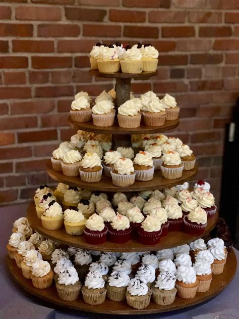 Rustic Cupcake Stand 5 Tier Tower Holder 120 Cupcakes 250 Etsy