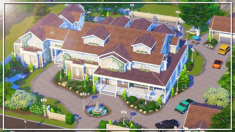 Country Estate Mansion 🏡 The Sims 4 Speed Build No Cc Youtube