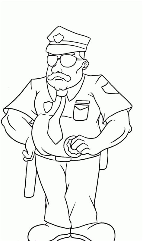 721.61 kb, 3508 x 2480. Policeman Coloring Page - Coloring Home