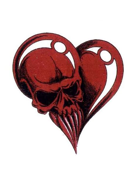 Les 19 Meilleures Images Du Tableau Skull Heart Tattoo Sur Pinterest