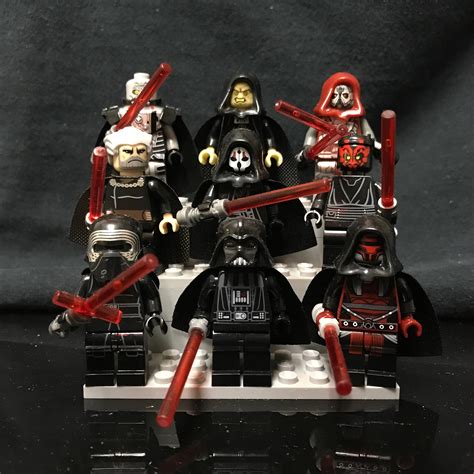 Sith Set 9x Custom Minifigures Star Wars