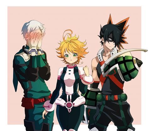 Xem thêm ý tưởng về anime. Dessa forma até shippo Uraraka X Bakugou (Emma x Ray ...