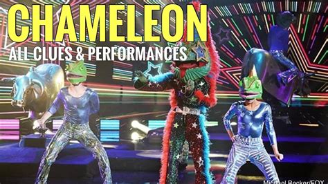 The Masked Singer Chameleon All Clues Performances And Reveal Youtube