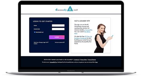 How To Set Up A Login Page For Your Membership Site Kb Accessally
