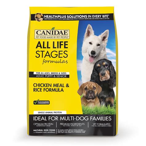 This food is also marketed as all life stages. you probably know that aafco (the association of american feed control officials) has two standards for a dog food to be considered complete and balanced. CANIDAE All Life Stages Dog Dry Food Chicken Meal Rice ...