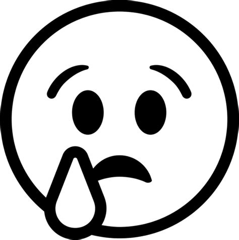 Crying Face Emoji Rubber Stamp Emoji Stamps Stamptopia