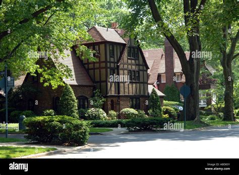 Forest Hills Gardens Neighborhood In Queens In Nyc Stock Photo Alamy