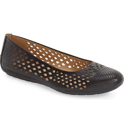 Naturalizer Uncover Perforated Ballet Flat Women Nordstrom