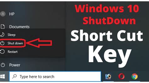 How To Shutdown Laptop Using Keyboards Shutdown Shortcut Key In
