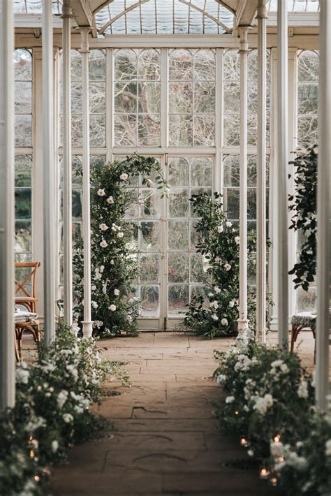 Wollaton Hall Wedding Intimate Romantic Wintry Glass House Incredible
