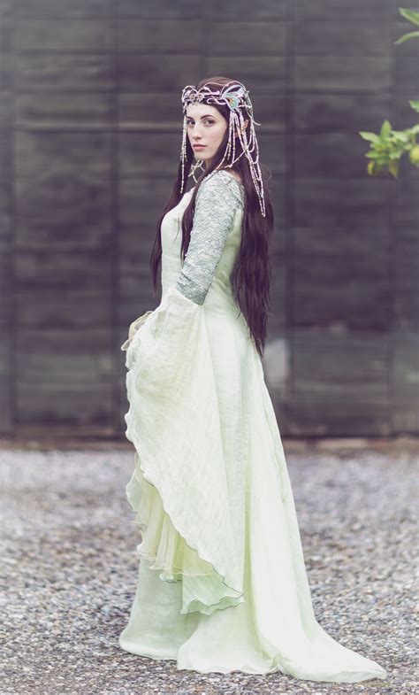 Arwen Undómiel Cosplay Elven Dress Elf Dress Celtic Wedding Dress