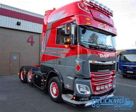 Tekno Sl Logistics Daf Xf Euro Super Space Cab D Tec Auflieger Ft Container Truckmo