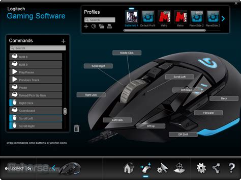 It allows you to create commands and assign them to. Logitech Gaming Software 8.96.88 (64-bit) Download for Windows / FileHorse.com