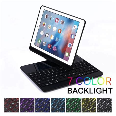 Meet the keyboard case that enables whole new levels of versatility. For iPad 9.7 2017 Backlit Light Wireless Bluetooth ...
