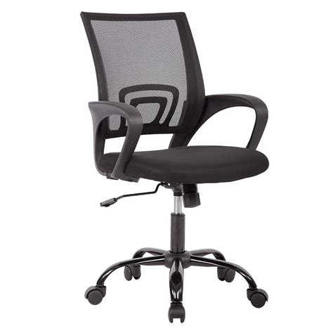 Office Details About Office Chair Computer Desk Black Ergonomicswivel Mid Back Executive Mesh
