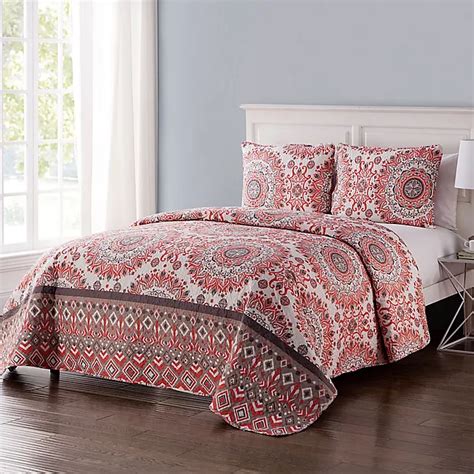 Vcny Home Phoebe Reversible Quilt Set Bed Bath And Beyond