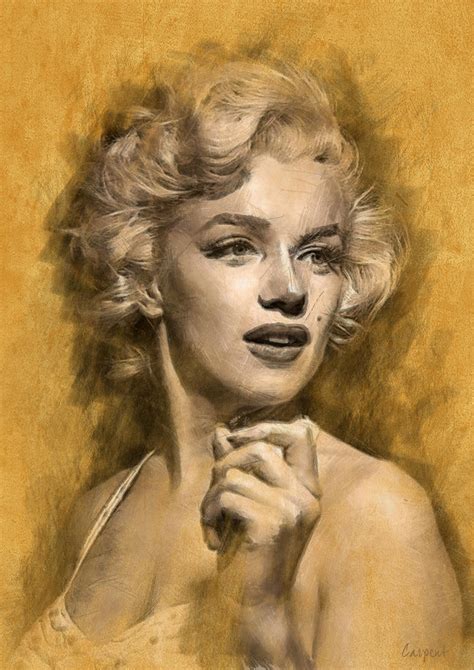 Marilyn Pencil Portrait By Priapo40 On Deviantart