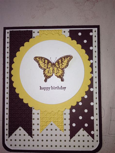 Stampin Up Papillon Potpourri Birthday Card Card Making Butterfly