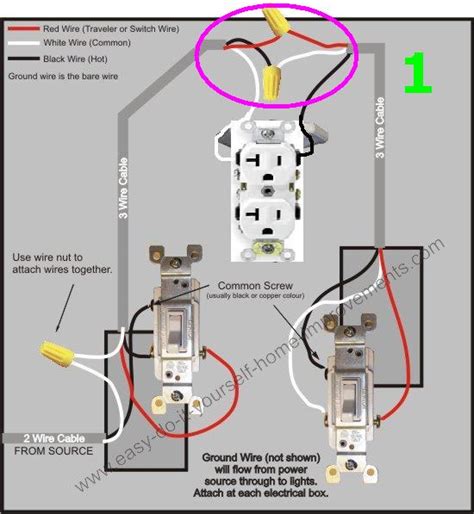 Two 3 Way Switches One Acting As A Master Switch Electrical Diy