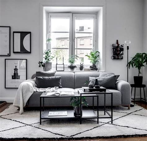 Black Gray And White Living Room Thegouchereye