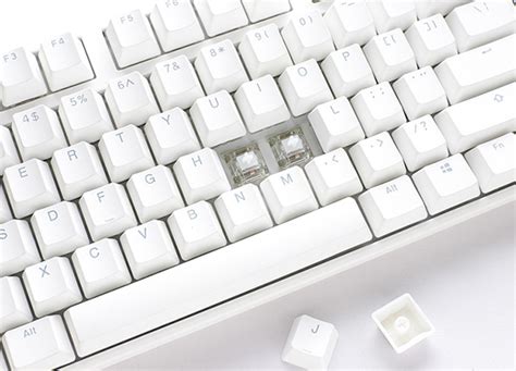Ducky One Rgb Hot Swappable White Tkl Mechanical Keyboard Cherry Mx Brown Dkon St