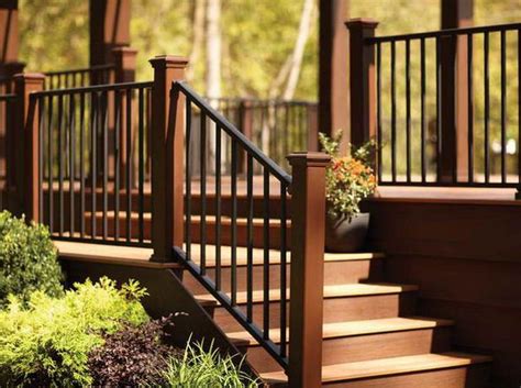 What are some good ideas you might have to prevent my kids from leaning over? outdoor step railing ideas … in 2020 | Outdoor stair ...