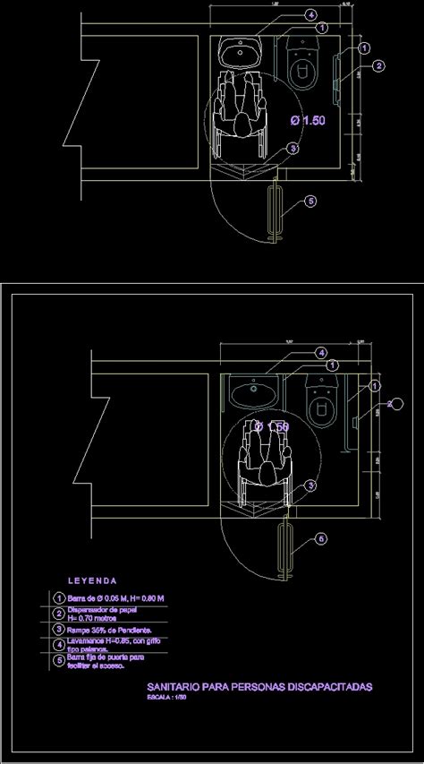 Disabled People Health Dwg Block For Autocad • Designs Cad
