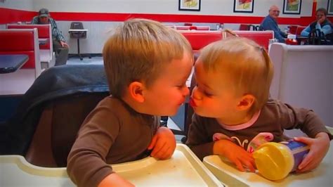 Funny Babies Kiss Cute Babies Kiss Full Epic Life Youtube