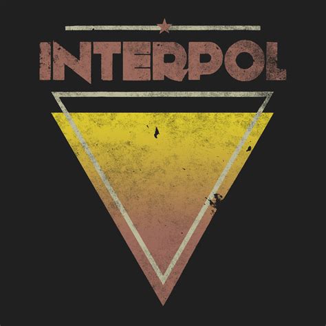 Interpol T-Shirt | Triangle Logo Interpol Shirt