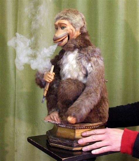 Automaton Smoking Monkey Antique Toys Vintage Toys Uncommon Objects