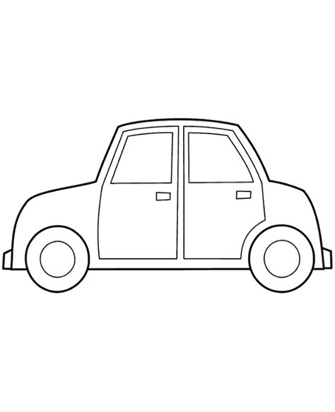 The printer icon will appear in the upper right corner of the picture. Very simple coloring page for boys with car